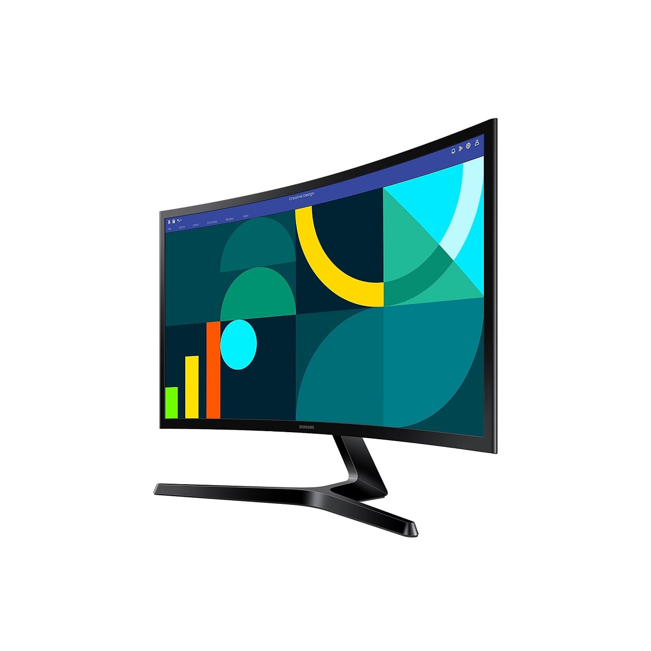 MONITOR SAMSUNG S36GD 24' FULLHD HDMI,VGA CURVO - 1