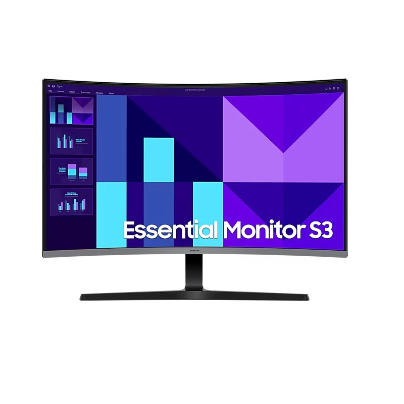 MONITOR SAMSUNG ESSENTIAL S3 32' 1920X1080 HDMI - VGA CURVO 100HZ - 1