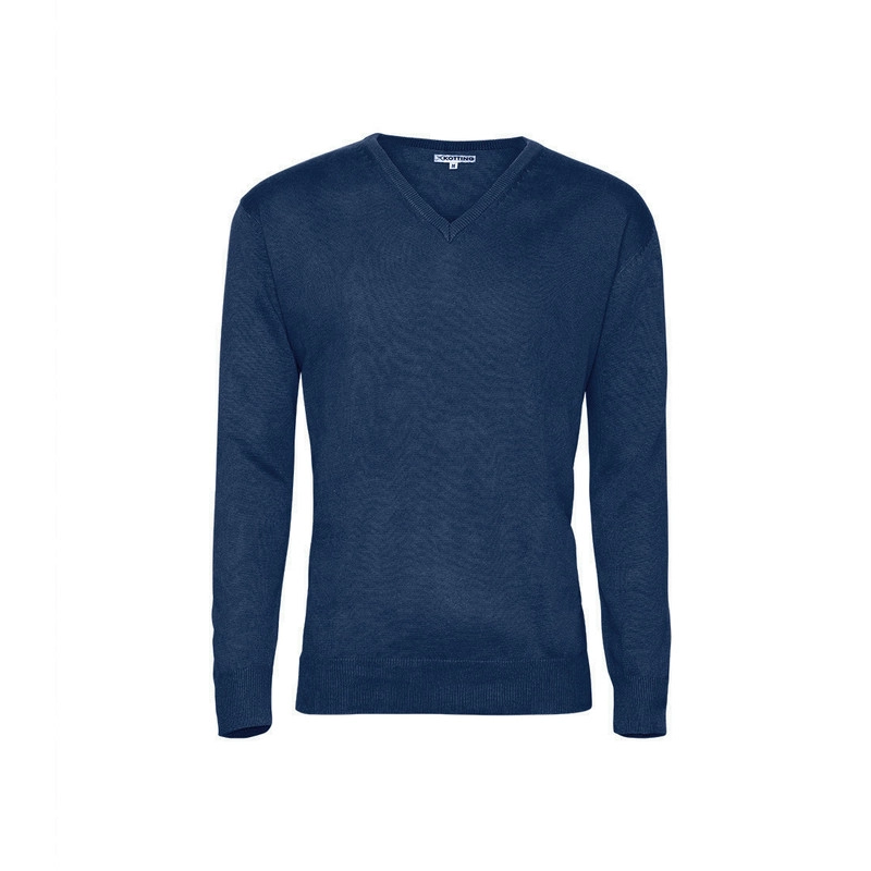 SWEATER CLASICO CUELLO V - AZUL - 4XL - 1