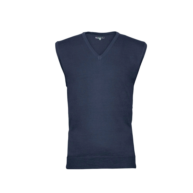 SWEATER CLASICO SIN MANGAS CUELLO V - 1