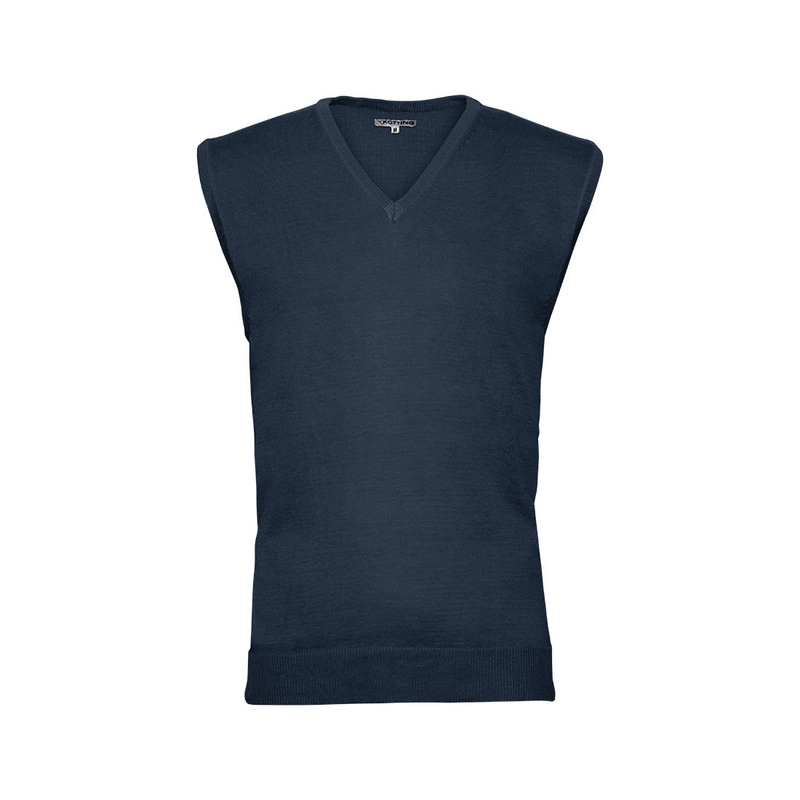 SWEATER CLASICO SIN MANGAS CUELLO V - 1