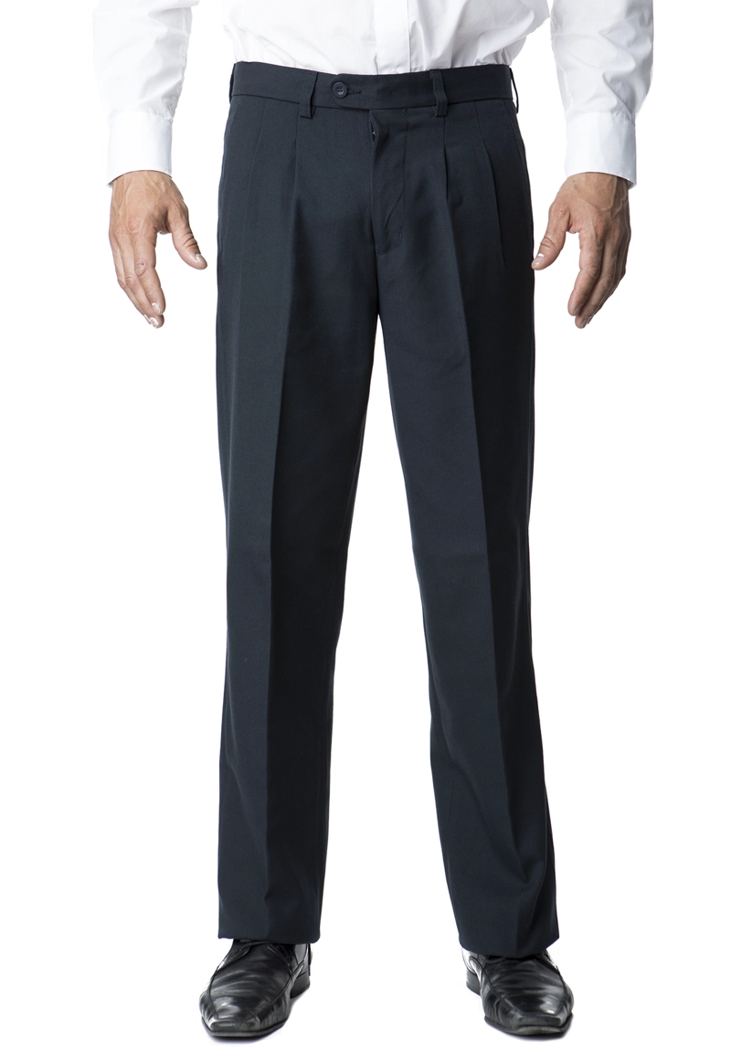 PANTALÓN HOMBRE KOTTING AZUL CASIMIR PINZADO - 3