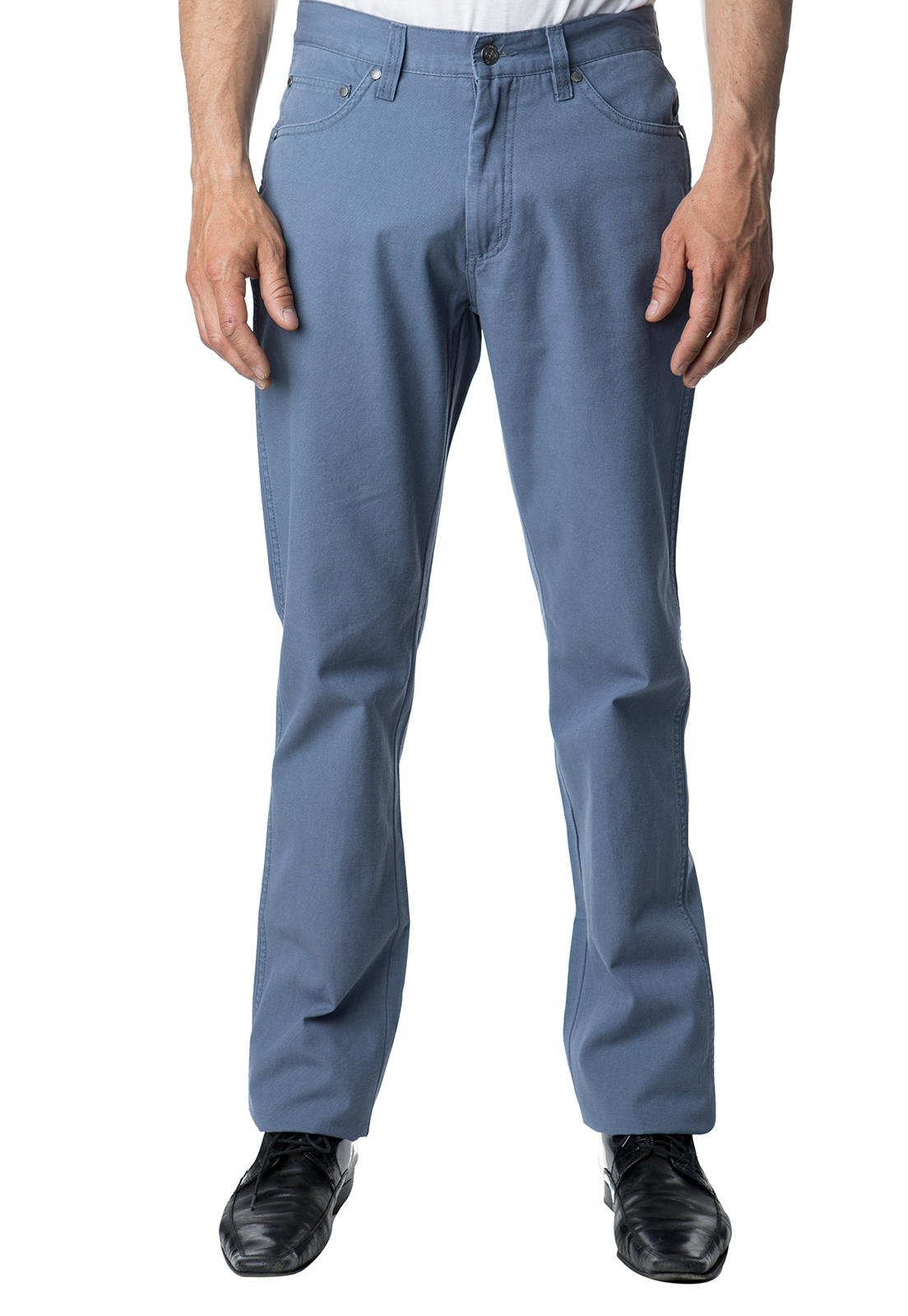 PANTALÓN HOMBRE KOTTING AZUL CANVAS 5 BOLSILLOS - 1