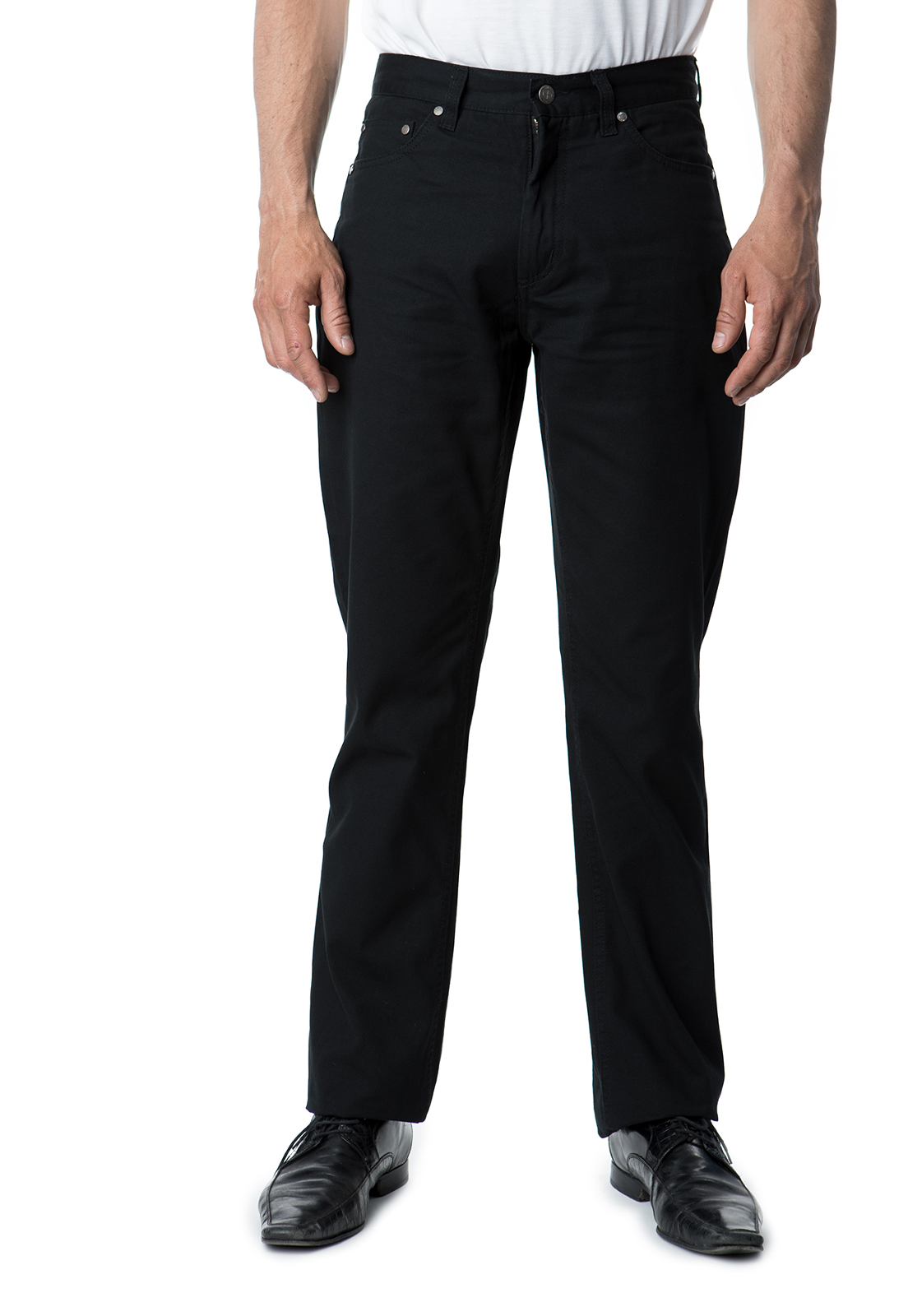 PANTALÓN HOMBRE KOTTING NEGRO CANVAS 5 BOLSILLOS - 3