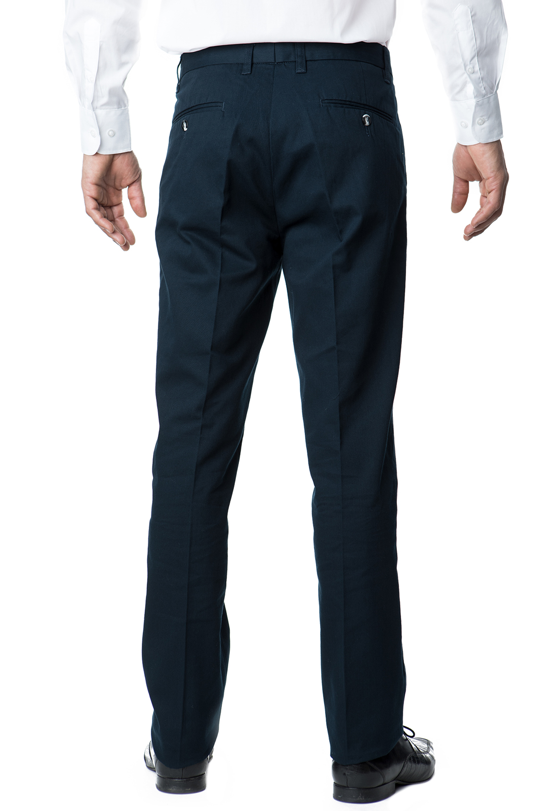PANTALÓN HOMBRE KOTTING AZUL GABARDINA PINZADO - 2