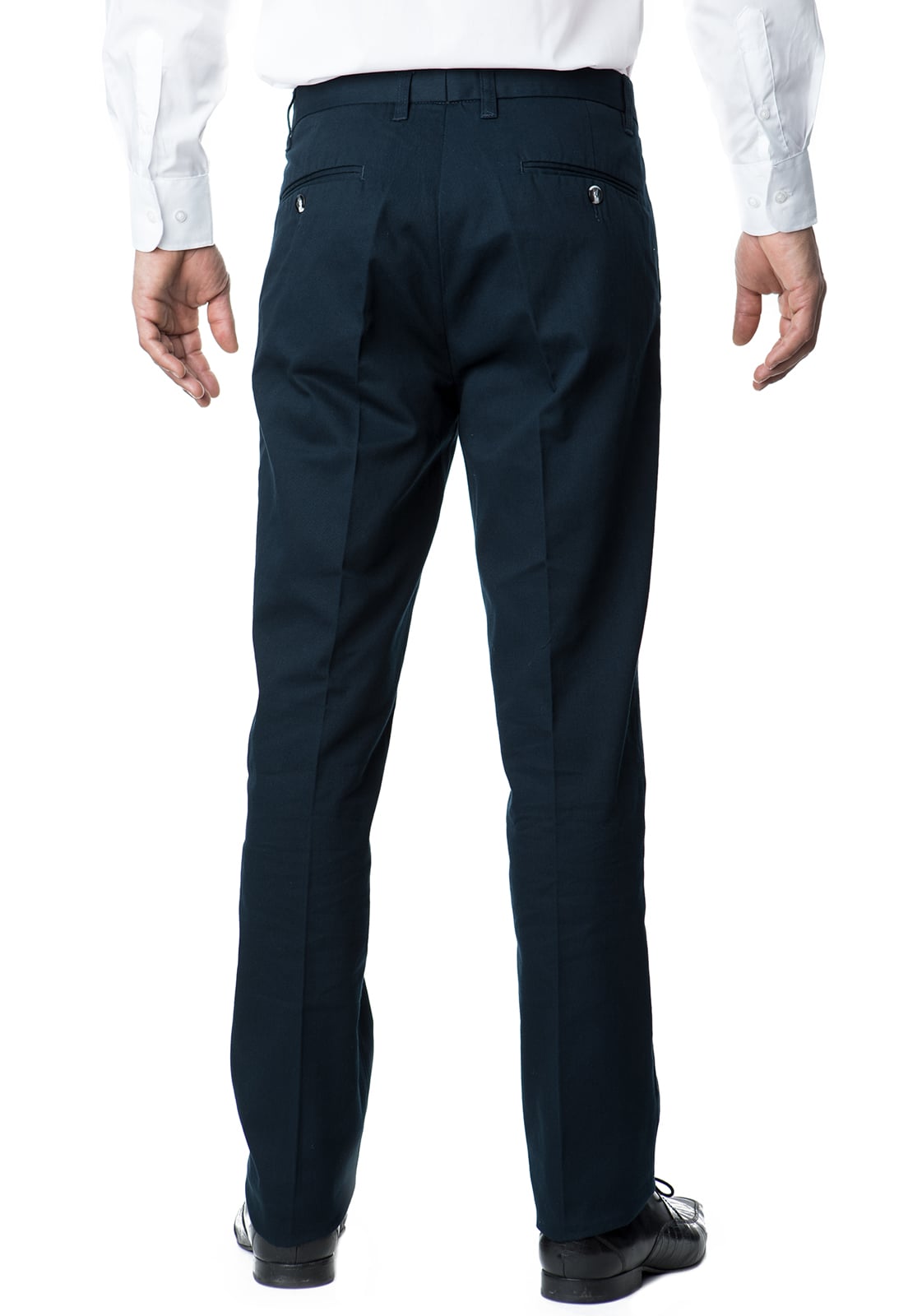 PANTALÓN HOMBRE KOTTING AZUL GABARDINA PINZADO - 2