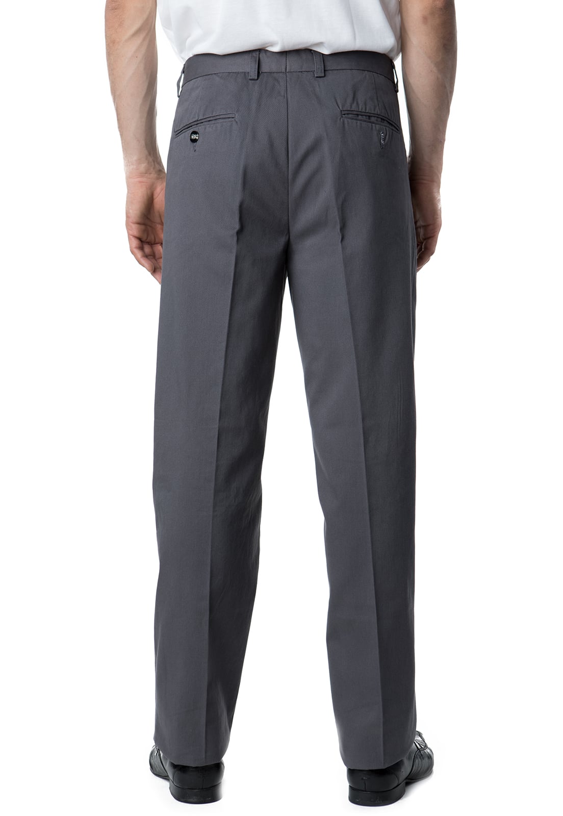 PANTALÓN HOMBRE KOTTING GRIS GABARDINA PINZADO - 2