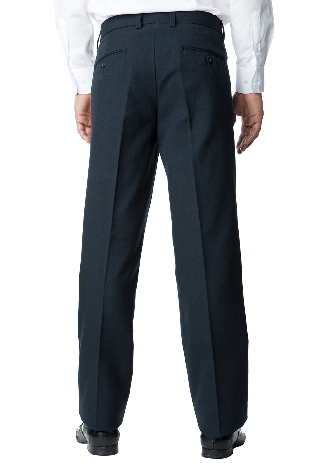 PANTALÓN HOMBRE KOTTING AZUL CASIMIR PINZADO - 2