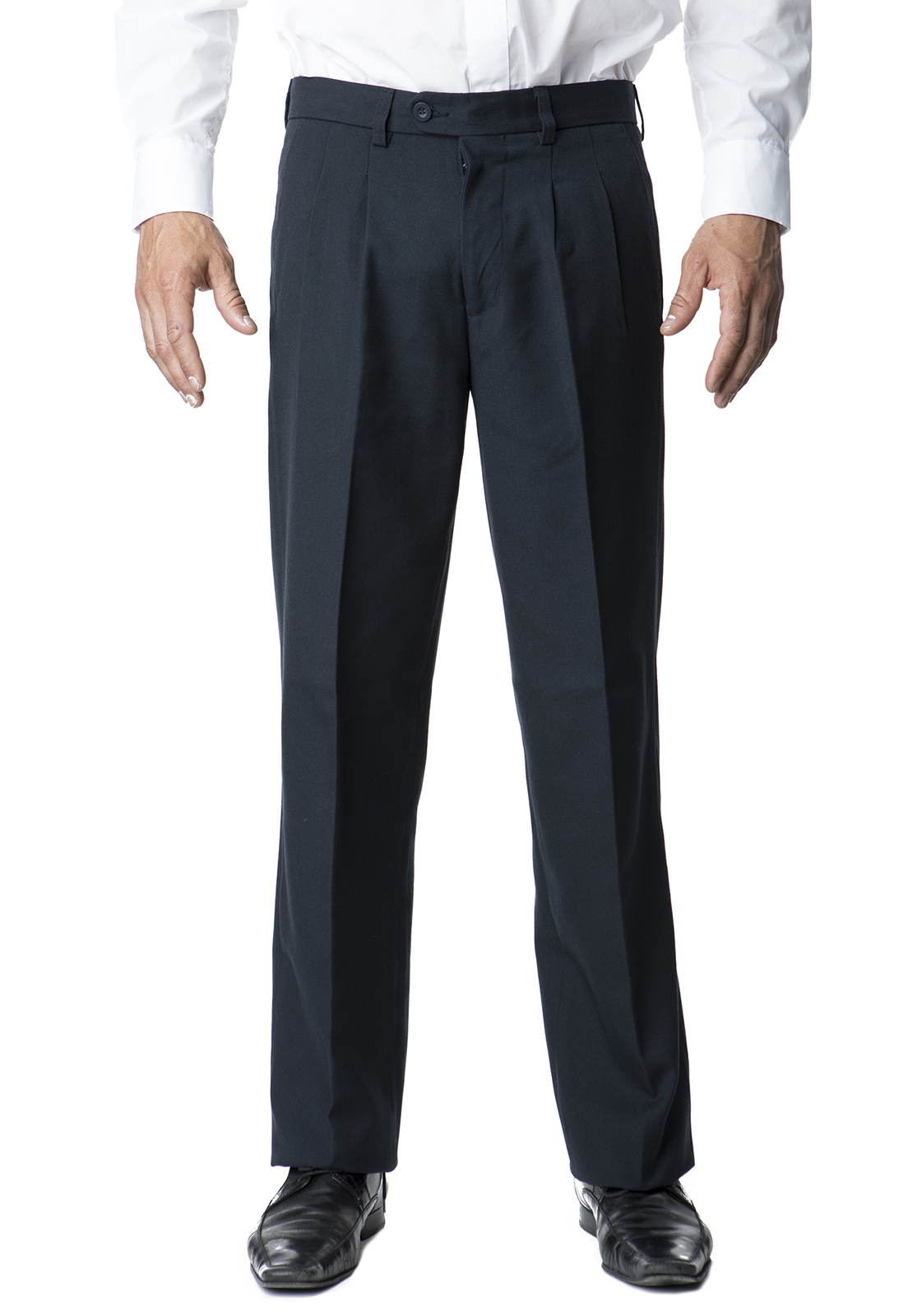 PANTALÓN HOMBRE KOTTING AZUL CASIMIR PINZADO - 3