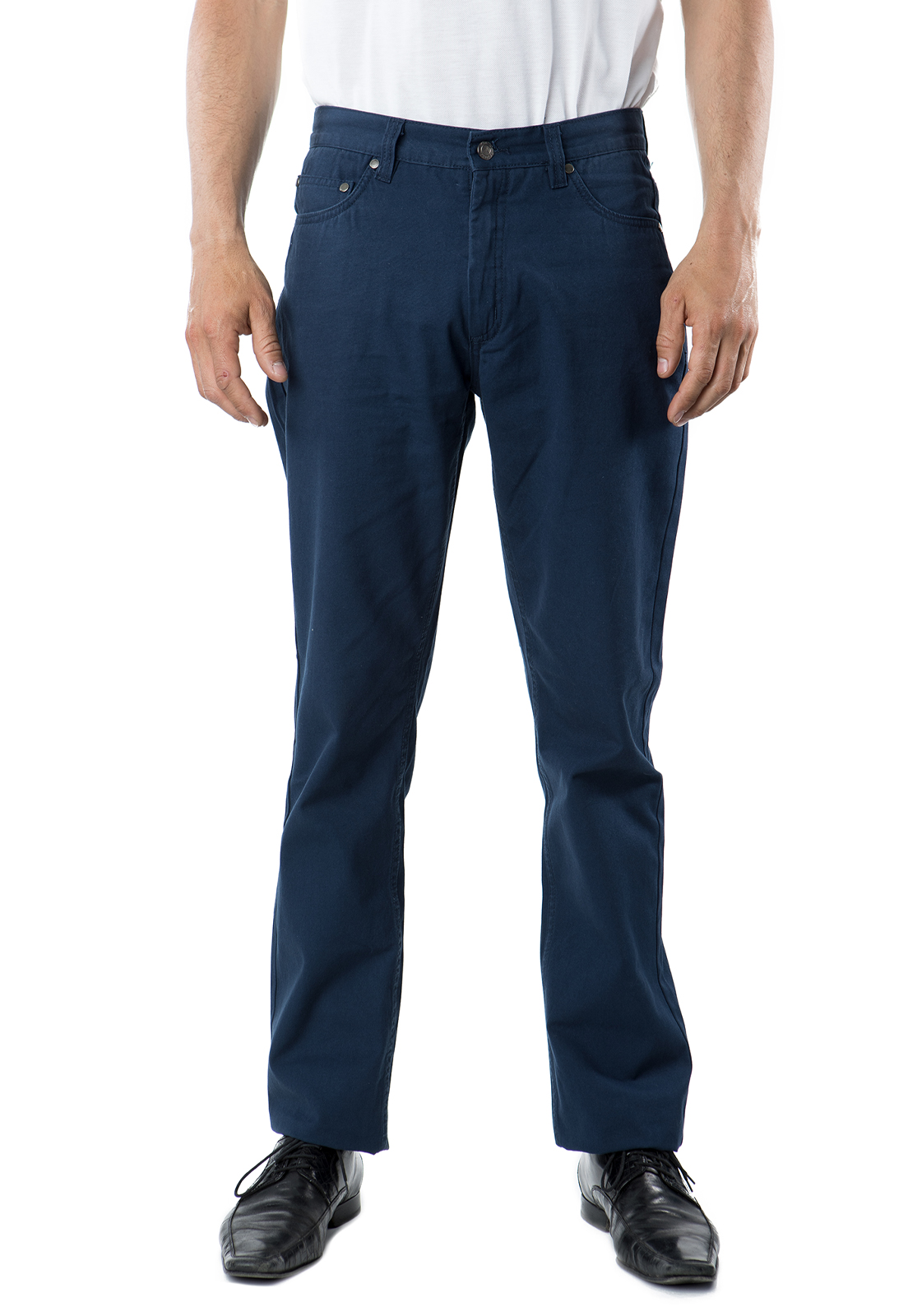 PANTALÓN HOMBRE KOTTING AZUL CANVAS 5 BOLSILLOS - 3