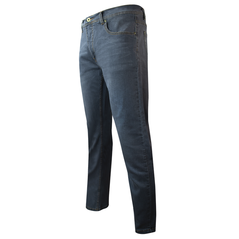 JEANS HOMBRE POTROS GRIS OSCURO LINEA SPANDEX SLIM FIT - 5