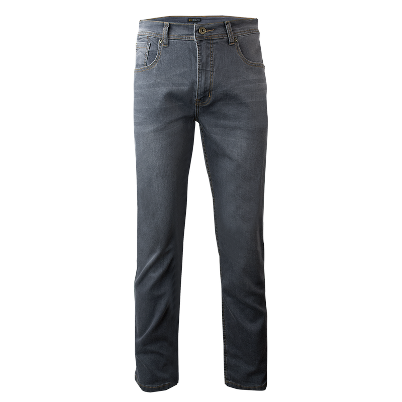 JEANS HOMBRE POTROS GRIS OSCURO LINEA SPANDEX SLIM FIT - 6