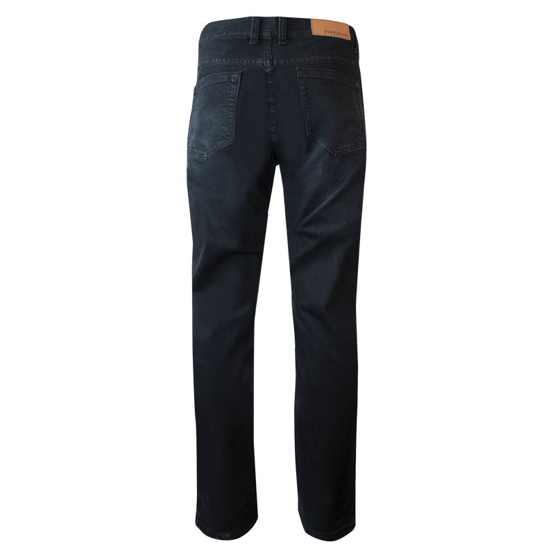 JEANS LINEA SPANDEX SLIM FIT EN COLOR NEGRO - 4