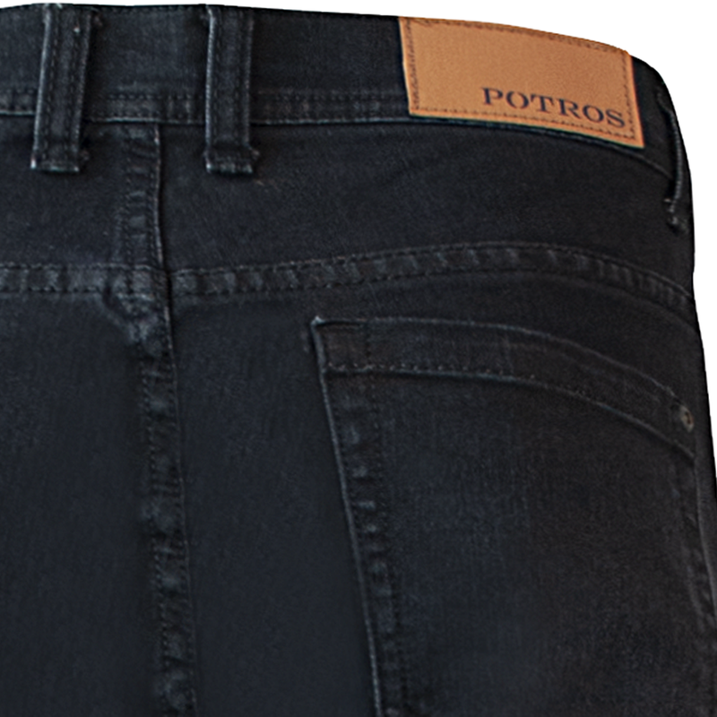 JEANS LINEA SPANDEX SLIM FIT EN COLOR NEGRO - 5