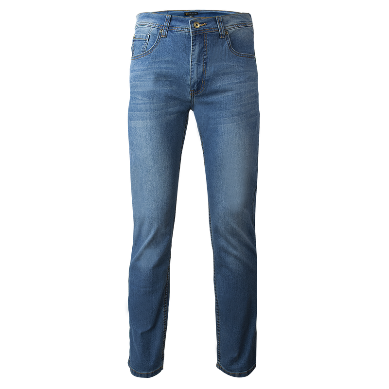 JEANS HOMBRE SPANDEX SLIM FIT DENIM ALGODÓN ELASTIZADO - 4