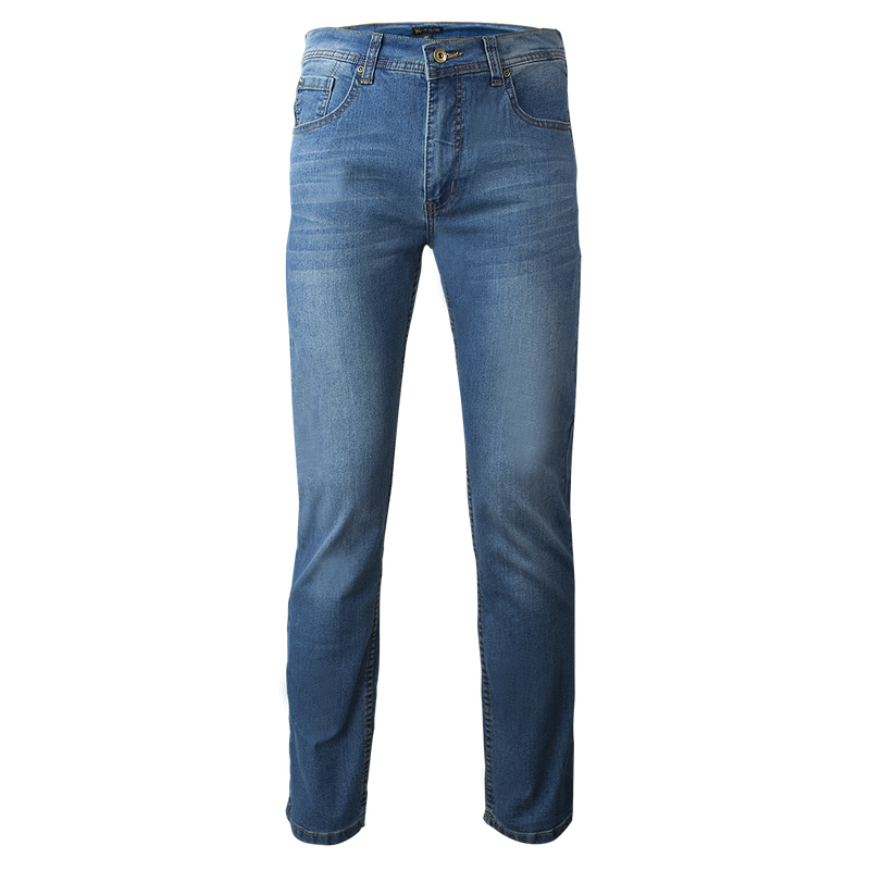 JEANS HOMBRE SPANDEX SLIM FIT DENIM ALGODÓN ELASTIZADO - 4