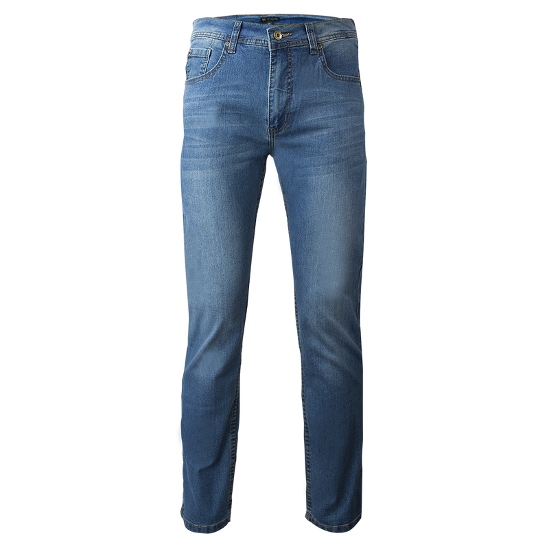 JEANS HOMBRE POTROS DENIM LINEA SPANDEX REGULART FIT - 4