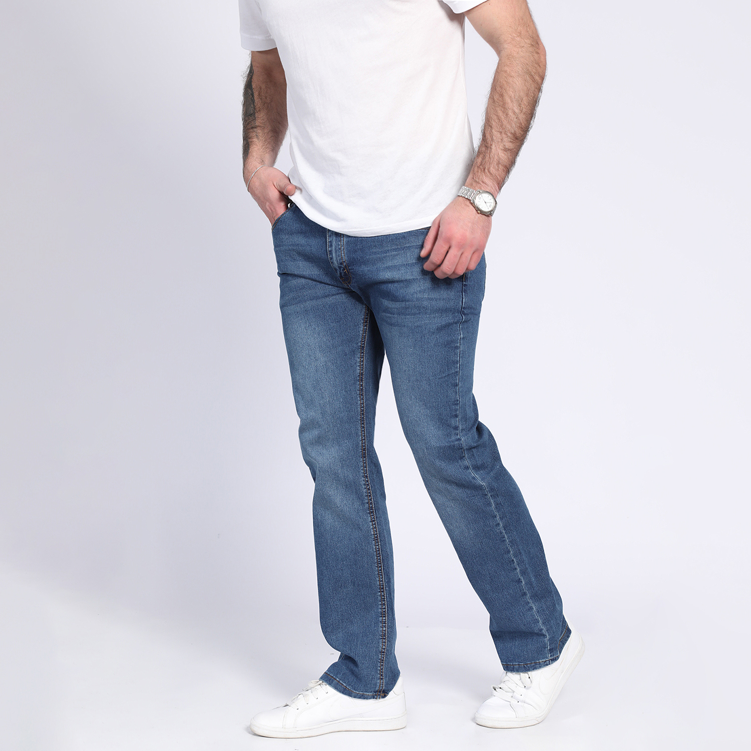 JEANS LINEA SPANDEX REGULART FIT DENIM - 1