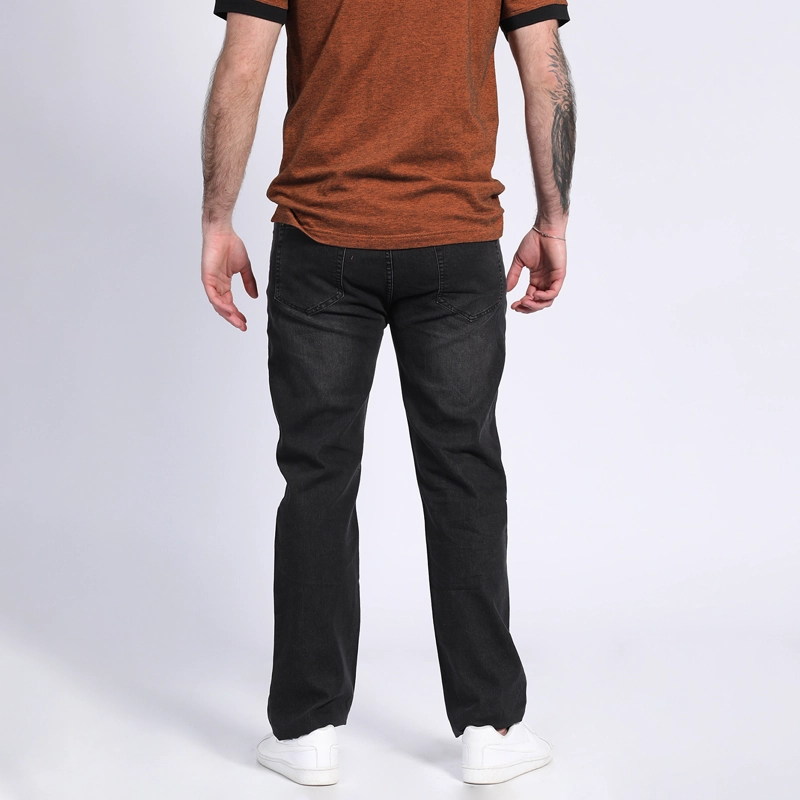 JEANS HOMBRE POTROS NEGRO LINEA SPANDEX REGULART FIT - 2