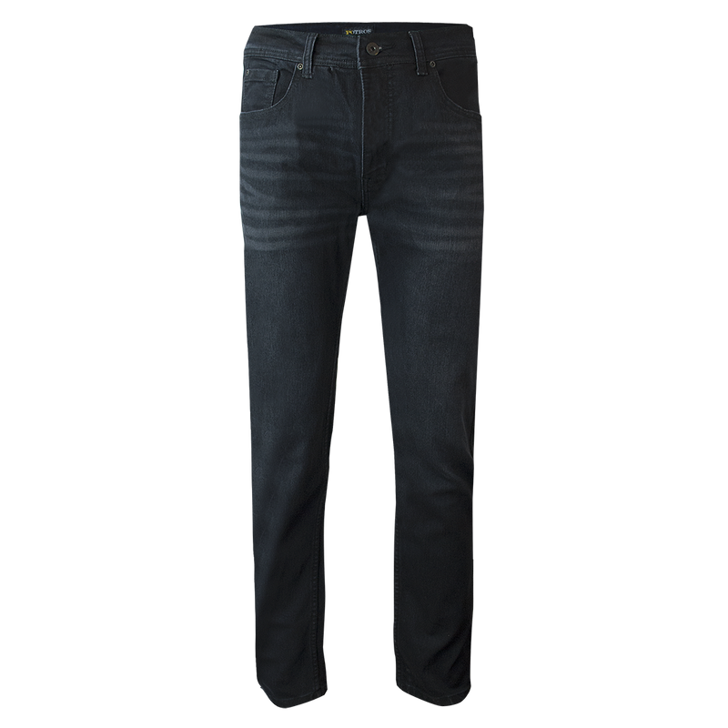 JEANS LINEA SPANDEX REGULART FIT NEGRO - 4