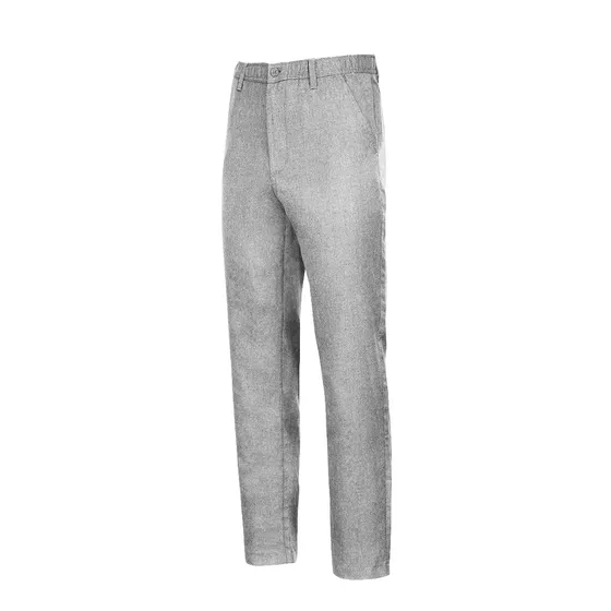 PANTALÓN ESCOLAR BÁSICO FRENTE PLANO NIÑO GRIS CLARO - 2
