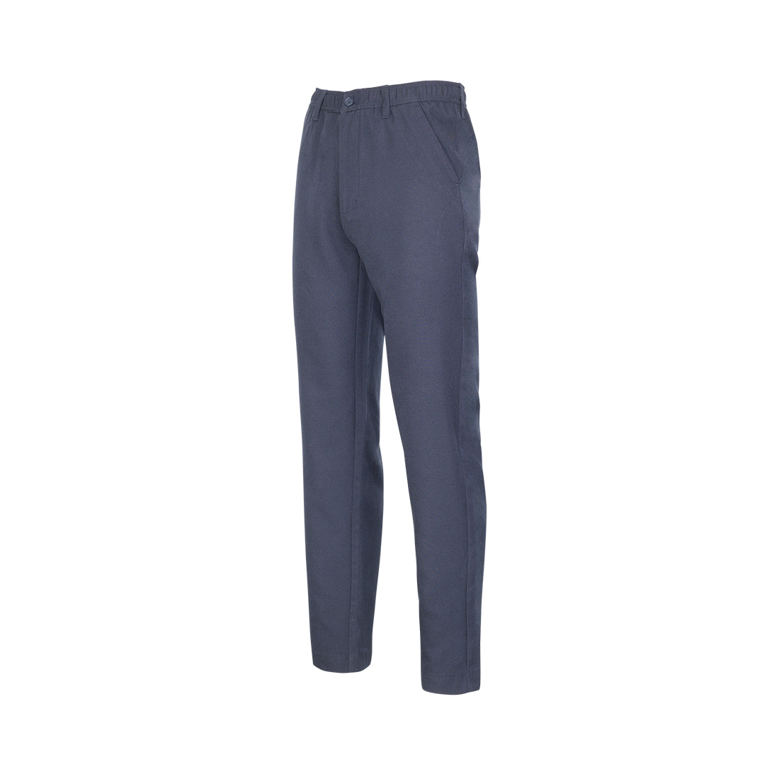 PANTALÓN ESCOLAR BÁSICO FRENTE PLANO NIÑO AZUL MARINO - 1