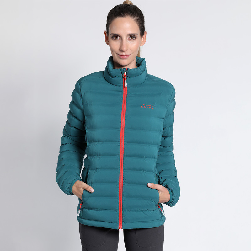 PARKA TERMOSELLADA BLOQUES MUJER - 1