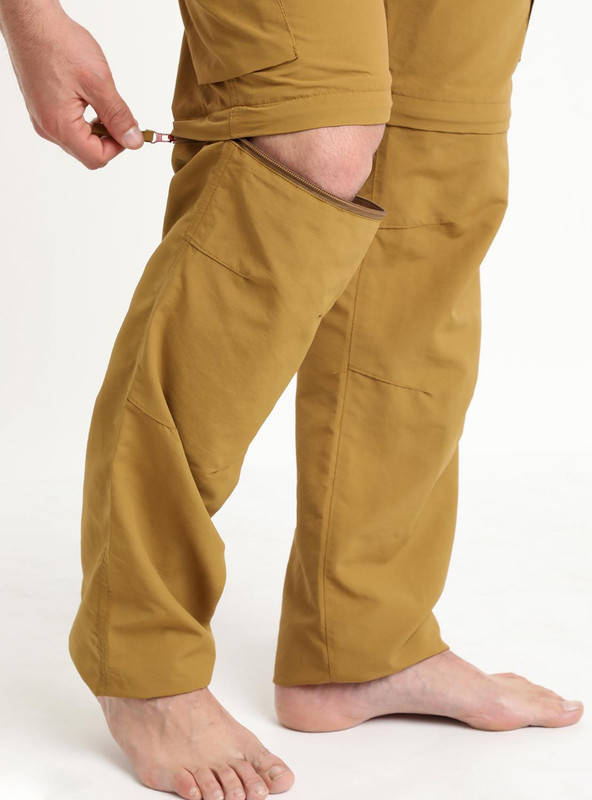 PANTALÓN HOMBRE KANNÚ NYLON PANTALON DESMONTABLE MOSTAZA - 3