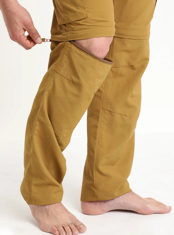 PANTALÓN HOMBRE KANNÚ NYLON PANTALON DESMONTABLE MOSTAZA - 3