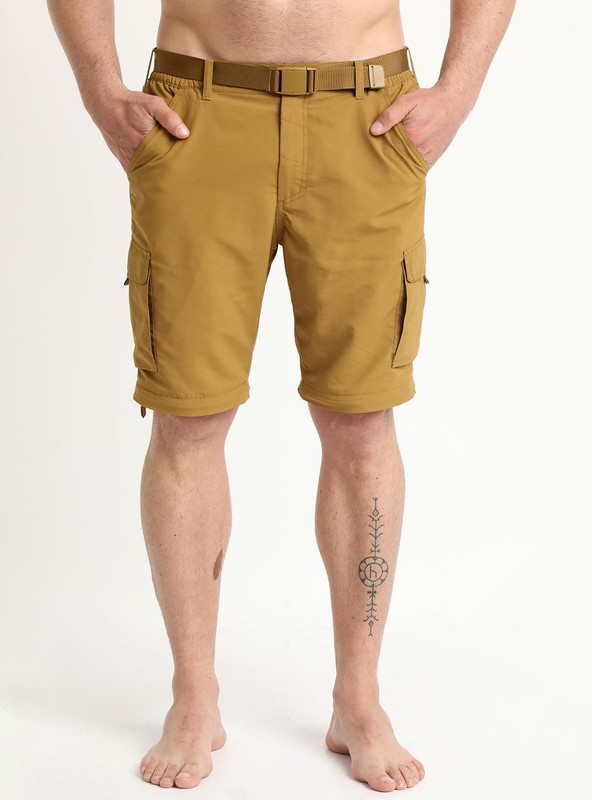PANTALÓN HOMBRE KANNÚ NYLON PANTALON DESMONTABLE MOSTAZA - 4