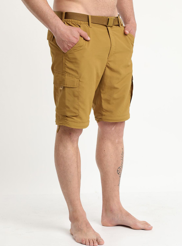 PANTALÓN HOMBRE KANNÚ NYLON PANTALON DESMONTABLE MOSTAZA - 5
