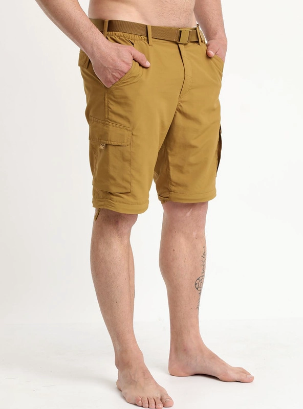 PANTALÓN HOMBRE KANNÚ NYLON PANTALON DESMONTABLE MOSTAZA - 5