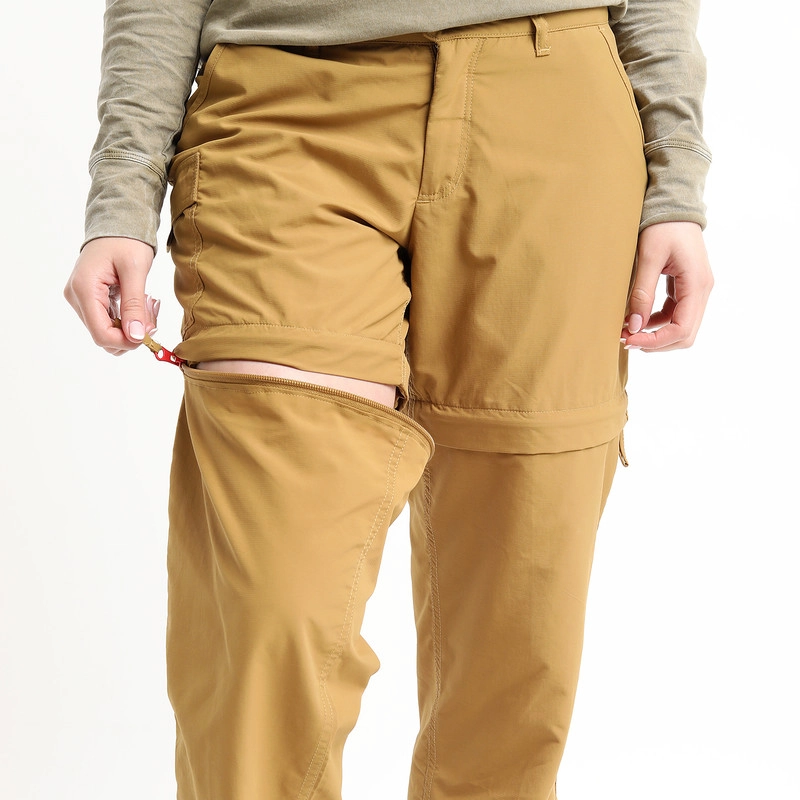 PANTALÓN LARGO REGULAR MUJER KANNÚ MOSTAZA DESMONTABLE - 4