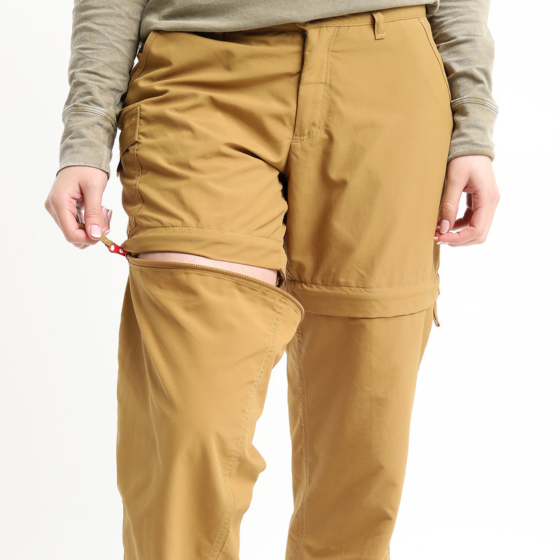 PANTALÓN LARGO REGULAR MUJER KANNÚ MOSTAZA DESMONTABLE - 4