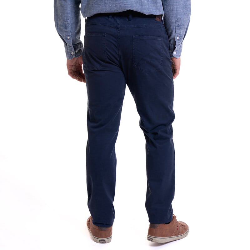 PANTALÓN REGULAR FIT HOMBRE MCGREGOR AZUL 5 POCKET SPANDEX FRANCIA - 2