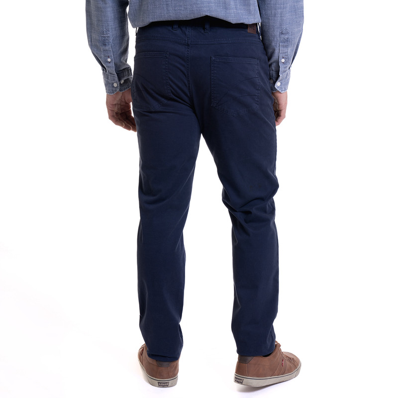 PANTALÓN REGULAR FIT HOMBRE MCGREGOR AZUL 5 POCKET SPANDEX FRANCIA - 2