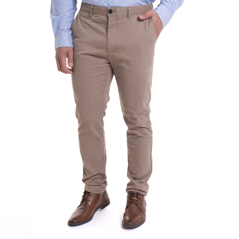 PANTALÓN CHINO REGULAR FIT HOMBRE MCGREGOR BEIGE SPANDEX MEDIO - 1