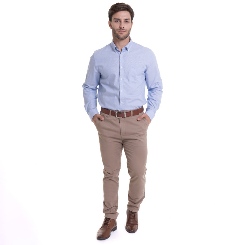 PANTALÓN CHINO REGULAR FIT HOMBRE MCGREGOR BEIGE SPANDEX MEDIO - 3