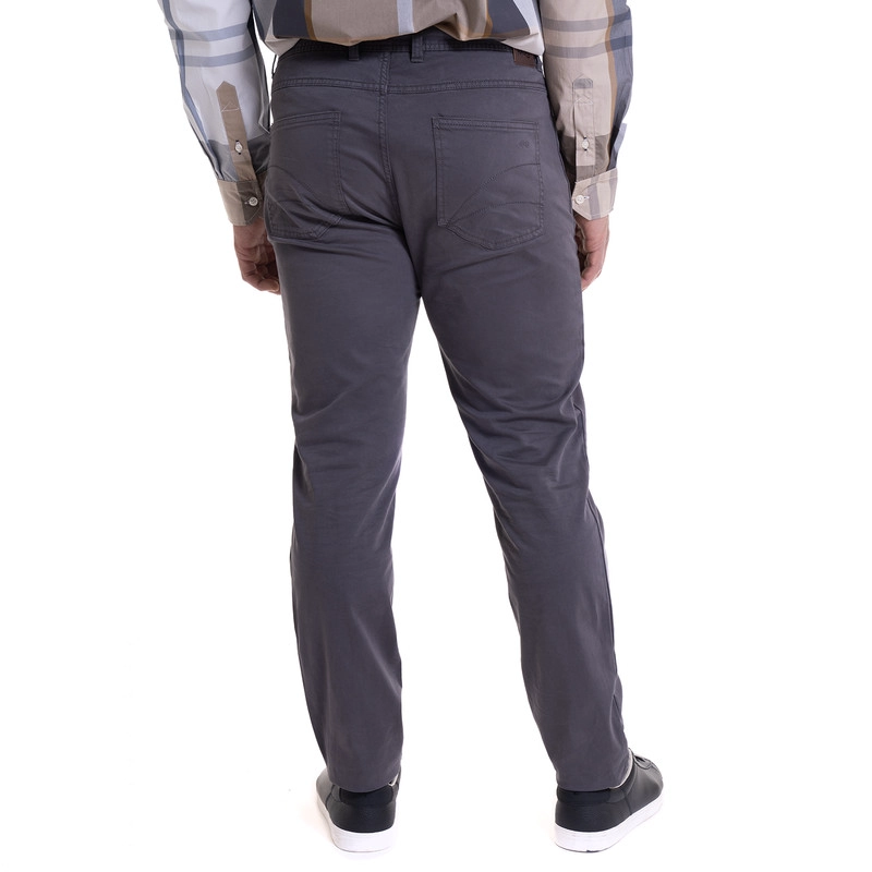 PANTALÓN REGULAR FIT HOMBRE MCGREGOR GRIS OSCURO 5 POCKET SPANDEX - 2