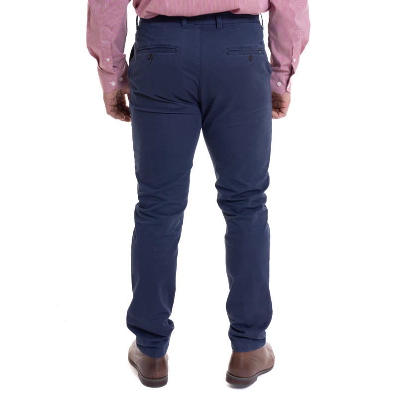 PANTALÓN CHINO SPANDEX AZUL MARINO - 2