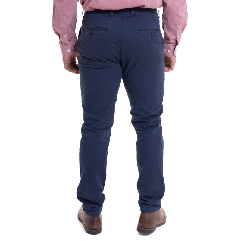 PANTALÓN CHINO SPANDEX AZUL MARINO - 2