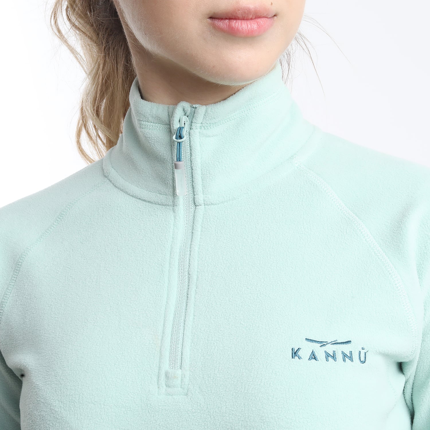 POLAR VALLE DE LA LUNA HALF ZIPPER MUJER | TURQUESA - 3