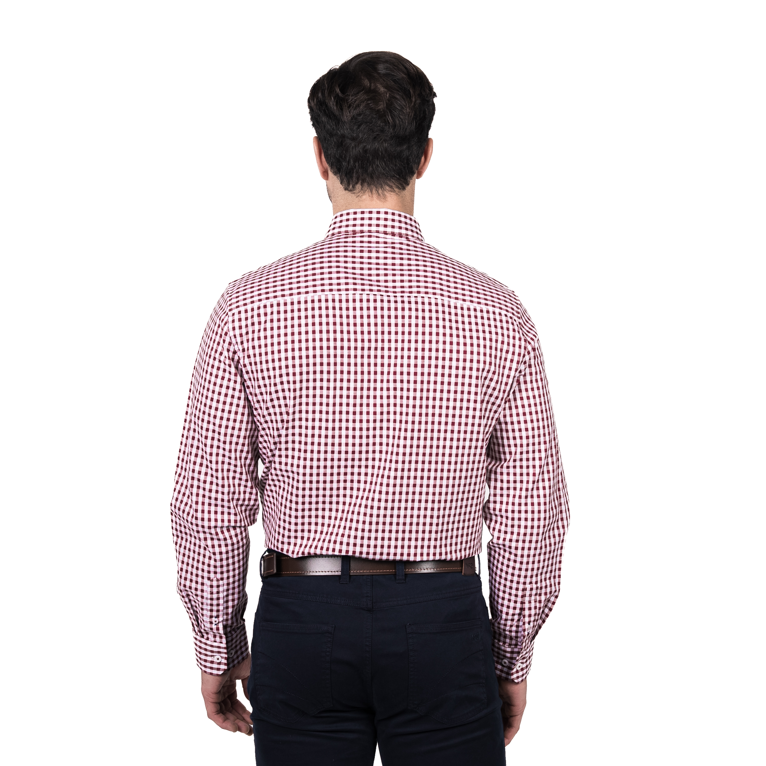 CAMISA BROOKLYN CUADRILLÉ REGULAR FIT | EN COLOR ROJO - 2
