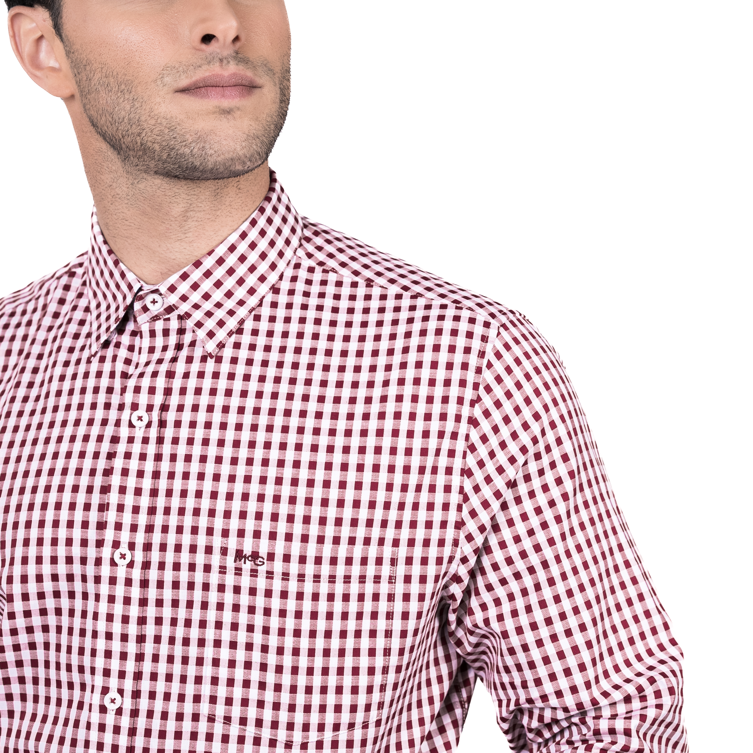 CAMISA BROOKLYN CUADRILLÉ REGULAR FIT | EN COLOR ROJO - 3