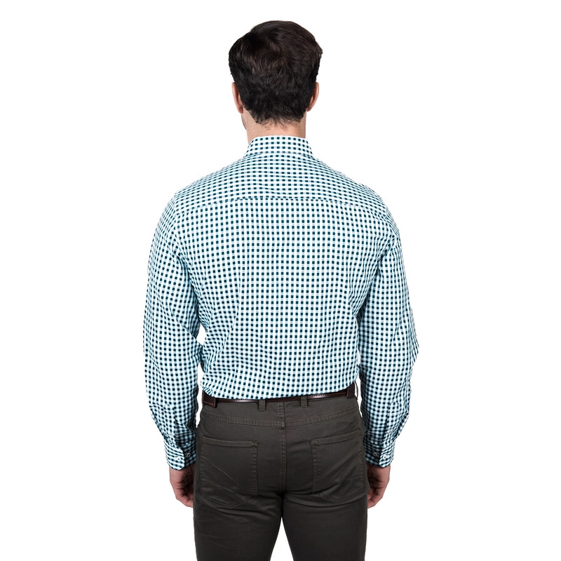 CAMISA BROOKLYN CUADRILLÉ REGULAR FIT | AZUL MARINO - 2