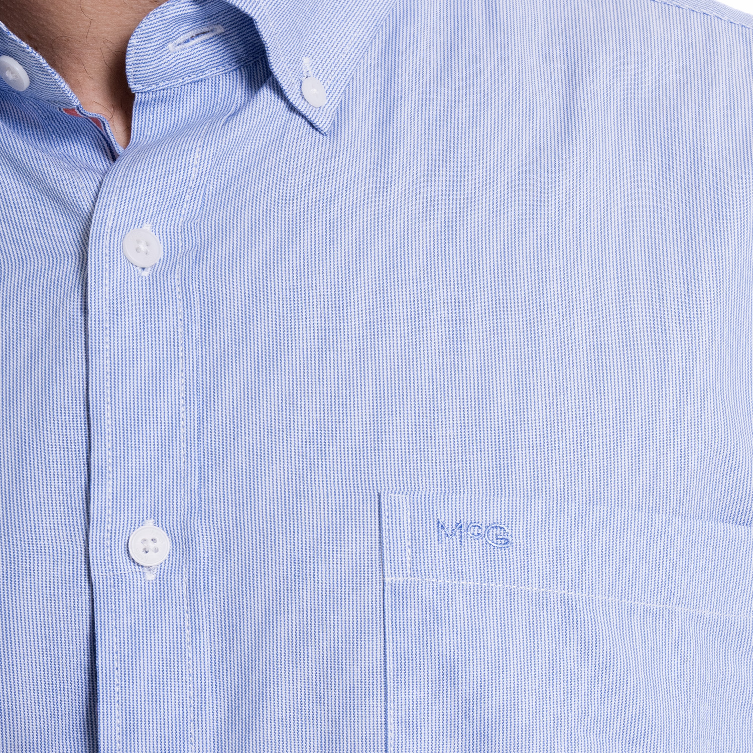 CAMISA MANHATTAN DOBBY COMFORT FIT | CELESTE - 3