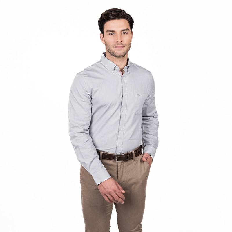 CAMISA MANHATTAN DOBBY COMFORT FIT | EN COLOR BLANCO - 1