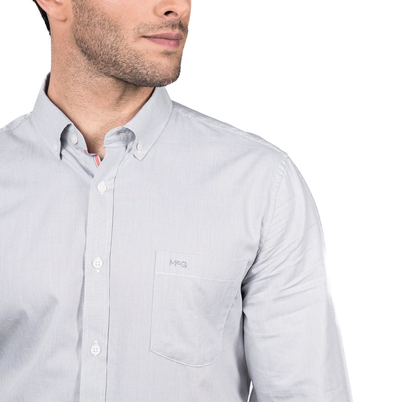 CAMISA MANHATTAN DOBBY COMFORT FIT | EN COLOR BLANCO - 3