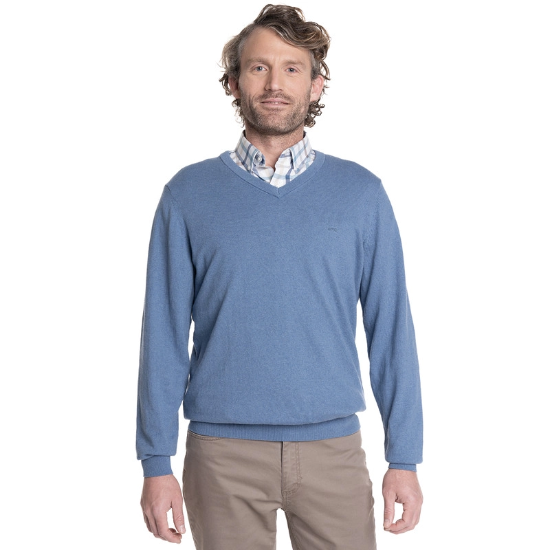 SWEATERS HOMBRE CUELLO V MIDTOWN | ROJO - 1