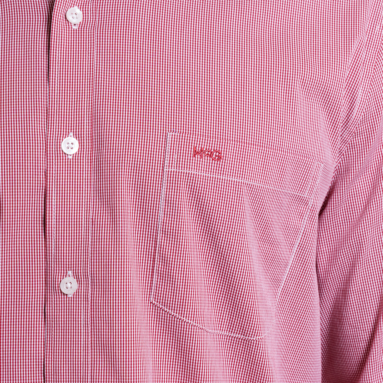 CAMISA BRONX MICRO CUADRO REGULAR FIT | EN COLOR ROJO - 3